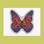 Butterfly Rainbow Ripple postcards