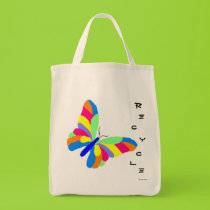 Butterfly Recycle Grocery Bag