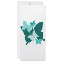 Butterfly Reunion - Blank Rack Card