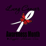 Butterfly Ribbon - Lung Cancer Awareness Month