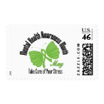 Butterfly Ribbon Mental Health Awareness Month postage