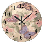 Butterfly Round Clock