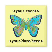 butterfly save the date magnet by lissame73 butterfly save the date magnet