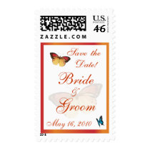 Butterfly Save the Date! postage
