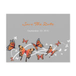Butterfly Save The Date Wedding Announcement Post Cards