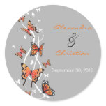 Butterfly Save The Date Wedding Announcement