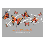 Butterfly Save The Date Wedding Custom MiniCard Business Cards