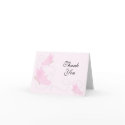 Butterfly Scattered (Pink) Thank You Card
