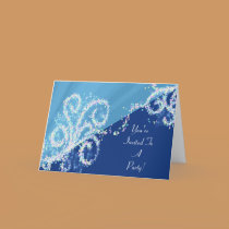 Butterfly Scroll Invitation cards by Perlyyyy Butterfly Scroll Invitation cards