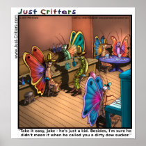 Butterfly Showdown Print