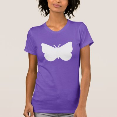 Butterfly Silhouette Tee Shirt