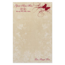 Butterfly Sparkle Personal Stationery by cutencomfy Butterfly Sparkle Personal Stationery