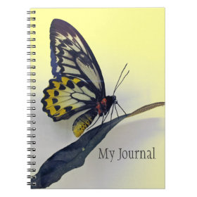 Butterfly Spiral-Bound Journal Notebook