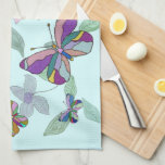 Butterfly Spring kitchen towels
