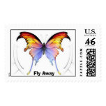butterfly,Stamp