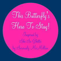 Butterfly Sticker by SheSoGetto Butterfly Sticker