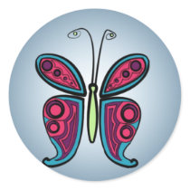 butterfly stickers by dinatemraz butterfly stickers