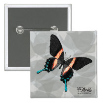 Butterfly - Stripes - Button buttons