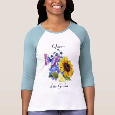 Butterfly Sunflower Garden T-shirt
