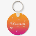 Butterfly Sunrise 'Dream' keychain