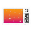 Butterfly Sunrise postage postage