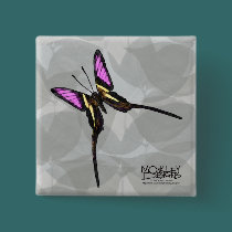 Butterfly - Swallowtail - Button