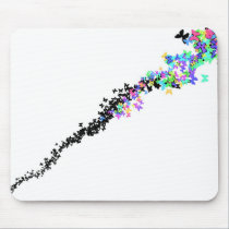 butterfly swarm mousepads