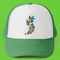 Butterfly Swirl Cap hats by jaceyevans Butterfly Swirl Cap hats