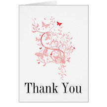 Butterfly Swirl Greeting Card