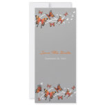 Butterfly Swirls Save The Date Wedding Invitation