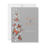 Butterfly & Swirls Wedding Announcement 2