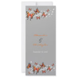 Butterfly & Swirls Wedding Announcement 3