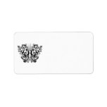 Butterfly Tattoo Black and White Custom Address Label