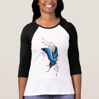 Butterfly Tattoo T-Shirt by