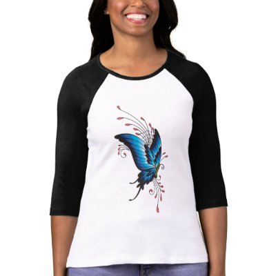small butterfly tattoos Butterfly Tattoo Tshirt By Tattoofashion