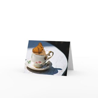 Butterfly Tea card