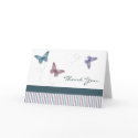 Butterfly Thank You Card by AJsGraphics Butterfly Thank You Card