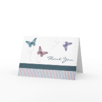 Butterfly Thank You Card by AJsGraphics Butterfly Thank You Card