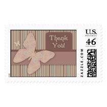Butterfly Thank You Postage postage