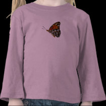Butterfly toddler long sleeve shirt