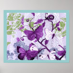 Butterfly Town Print
