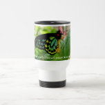Butterfly Travel Mug with Quote mugs