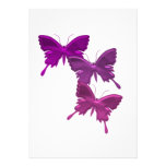 Butterfly Trio Invitation