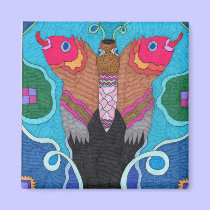 Butterfly--Two Fish in the Sea magnets