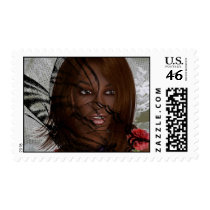 BUTTERFLY VEILED stamps