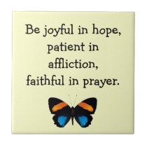 Butterfly Verse Tile
