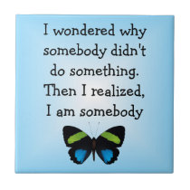 Butterfly Verse Tile