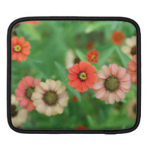 Butterfly View - Red Daisy Flowers Laptop Sleeve ipad sleeves