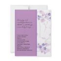 Butterfly Visions in Lilac Baby Shower Invitation invitation