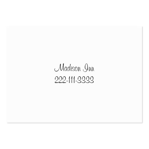 Butterfly Wedding enclosure cards Business Card Template (back side)